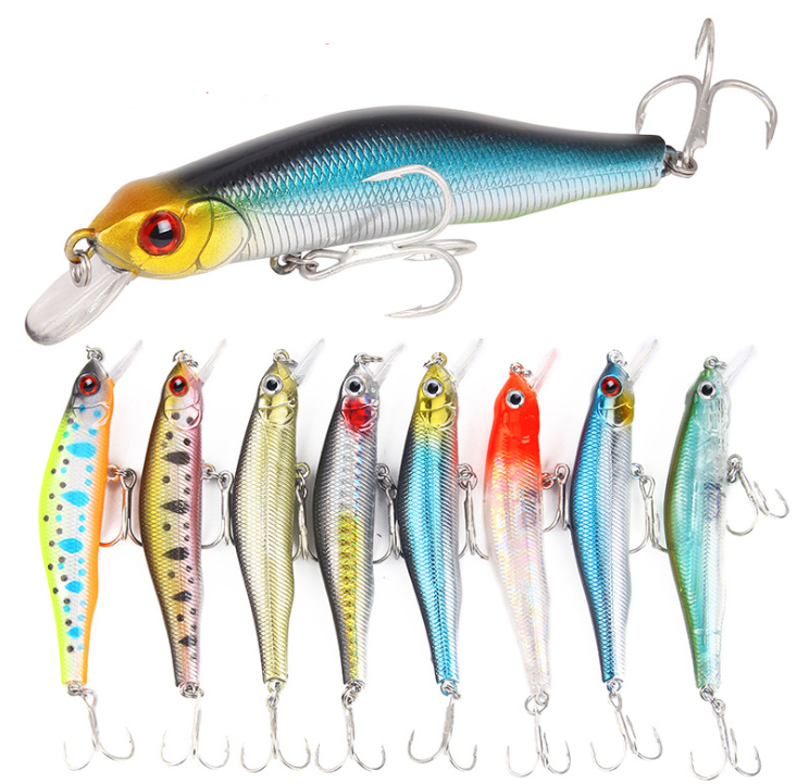 Bronzing laser minnow fishing bait