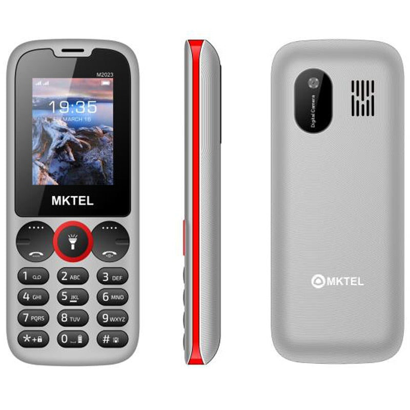 MKTEL M2023 Phone with Dual SIM, FM Radio ,Flashlight