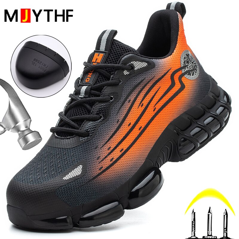 Men Air Cushion Sport Safety Protective Shoes