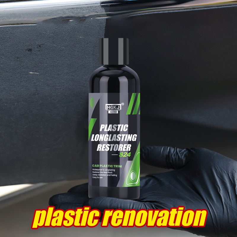 Plastic Restore Agent Long-Lasting Back Gloss Shiny Leather Exterior Repair Refurbishment Paste