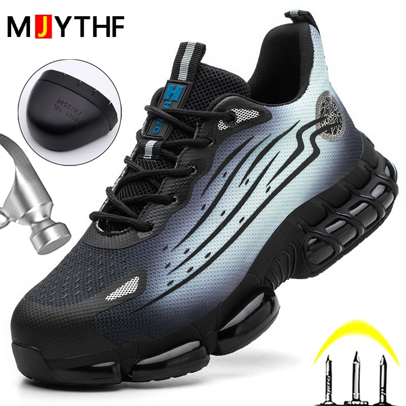 Men Air Cushion Sport Safety Protective Shoes